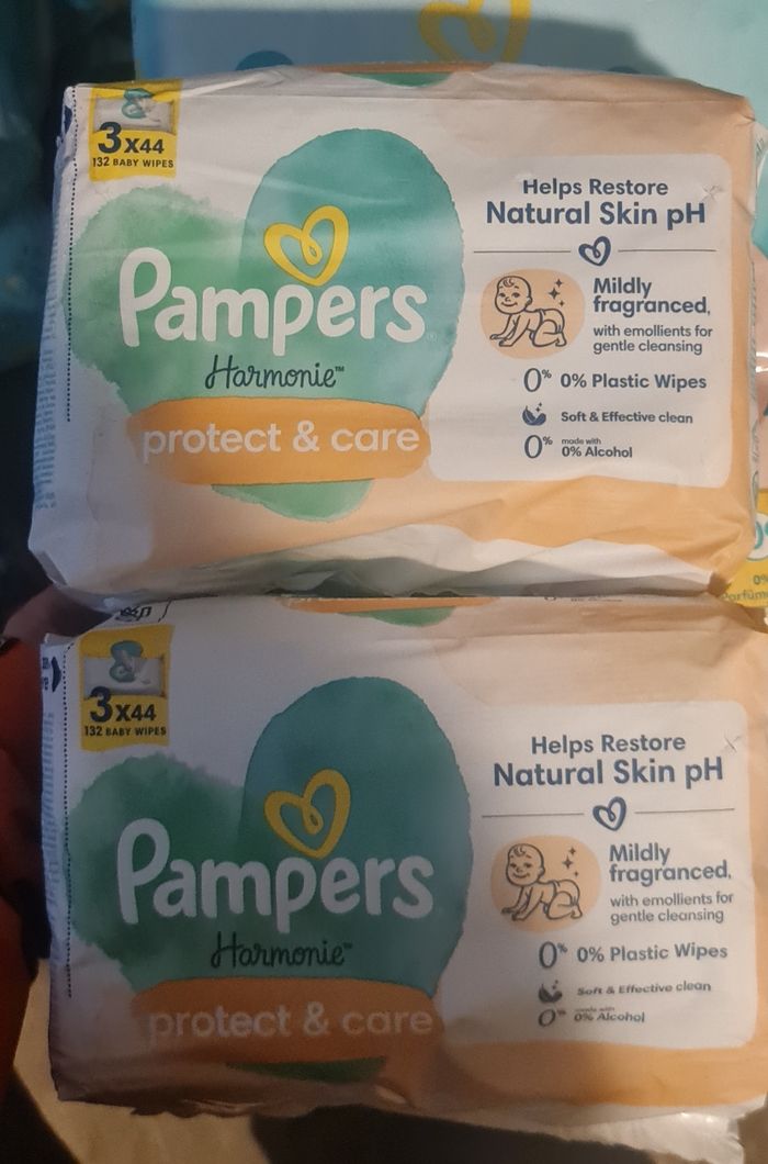 Lingettes pampers harmonie