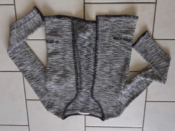 Gilet veste camaieu noire et blanche 36 taille s tbe