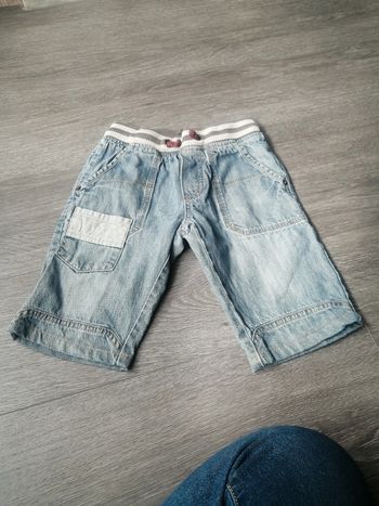 Short en jean taille élastique 10A