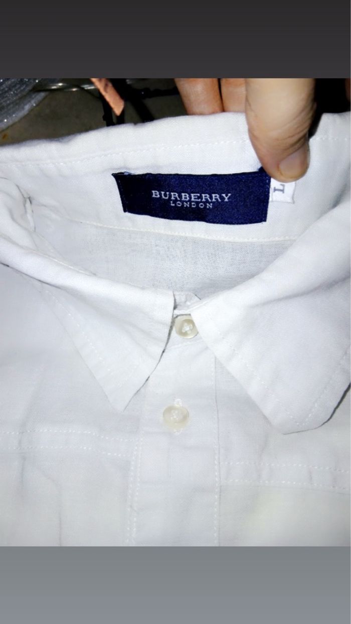 Superbe chemise burberry taille L totalement neuve - photo numéro 2