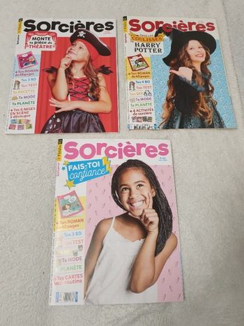 Lot de 3 magazines Sorcières 2eme trimestre 2023
