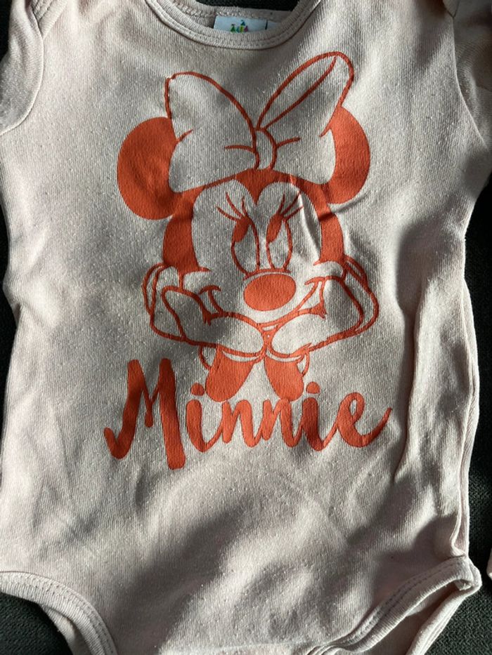 2 bodys ML Disney Minnie 6 mois - photo numéro 2