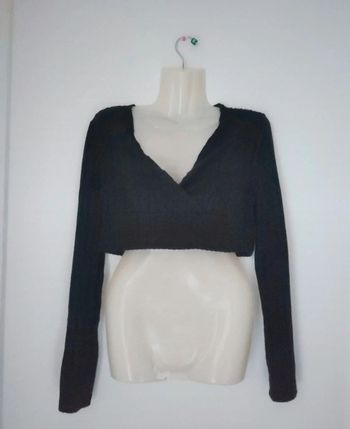 Pull léger crop top / court femme
