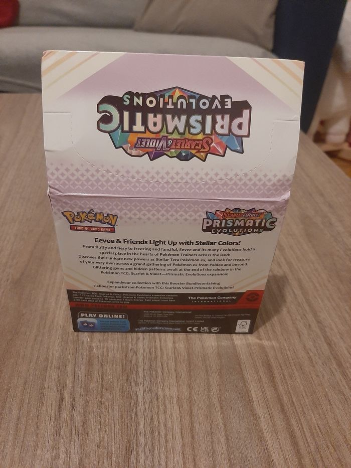 Lot de 13 paquets de booster pokemon version anglais évolution prismatique - photo numéro 2