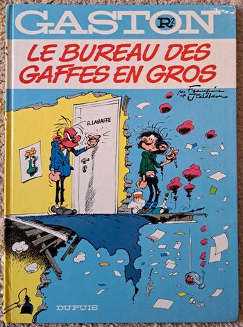 📚 BD Gaston tome R2 Le bureau des gaffes en gros - 1986