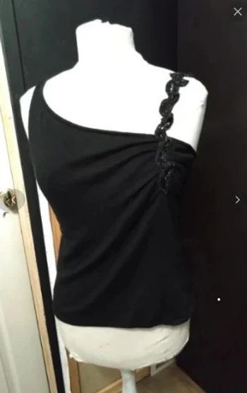 Débardeur noir de soirée t 40 Naf Naf