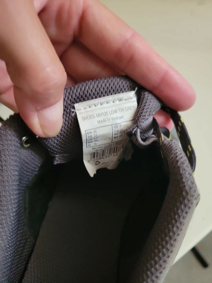 Chaussures de randonnée garçon pointure 35 - photo numéro 6