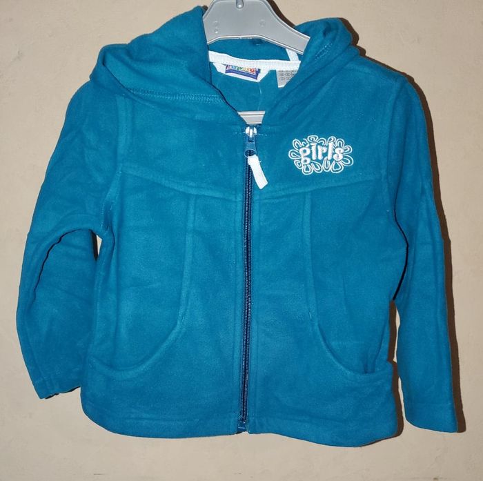 polaire neuf capuche fille 18/24 mois - photo numéro 5