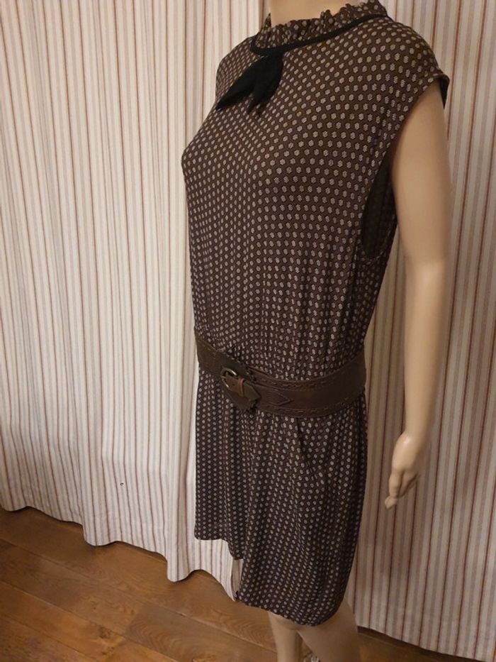Robe Ganni marron taille XL - photo numéro 5