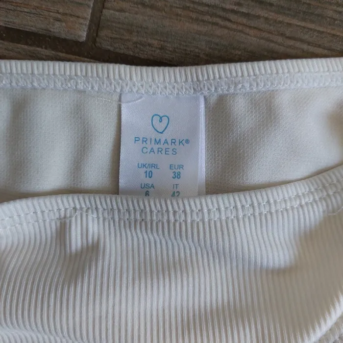 Maillot de bain 2 pièces primark blanc taille 40 - photo numéro 5
