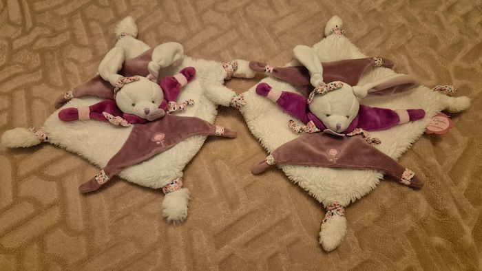 Doudou lapin cerise doudou et compagnie neuf