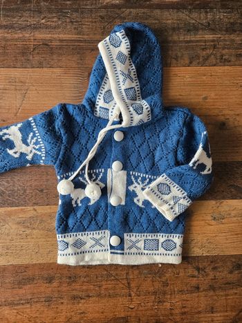 Gilet chaud bébé garçon 2ans