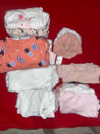 Lot vêtements bébé fille