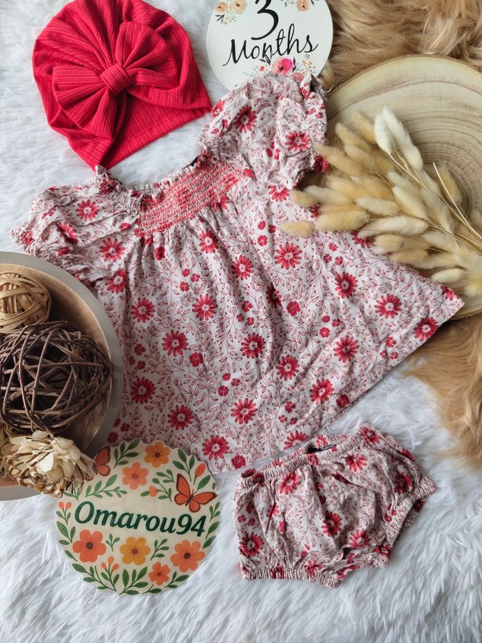 Ensemble complet 5 pièces sergent major fille 3 mois 🎀 - photo numéro 8