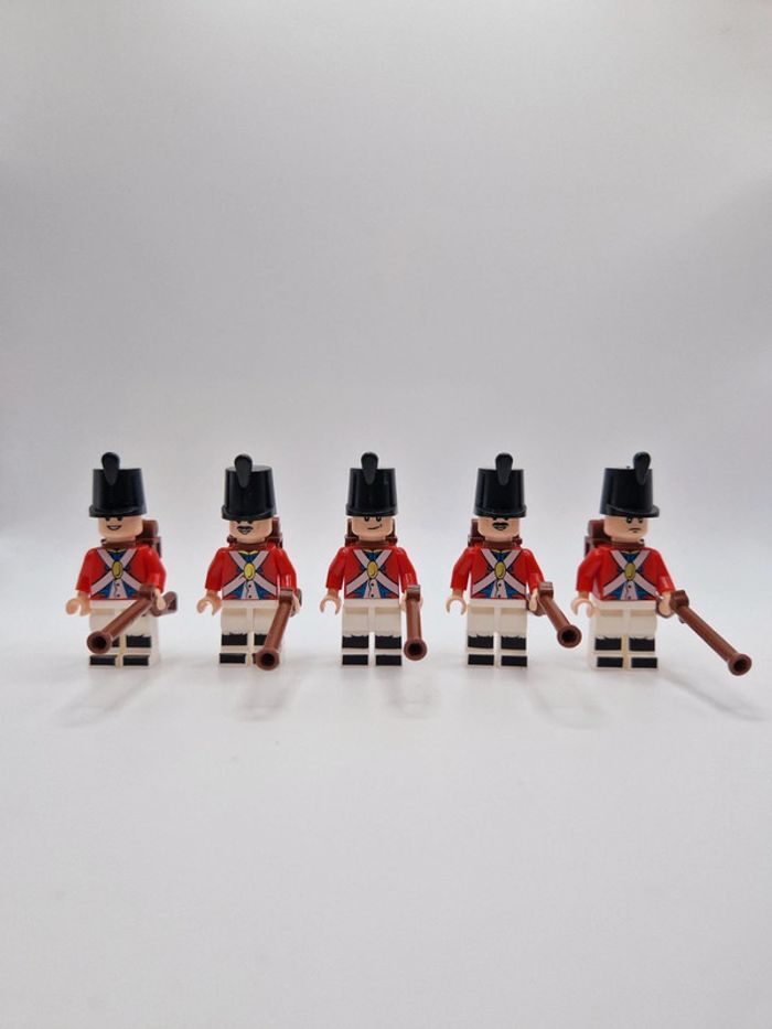 Figurines type lego 5 soldats Napoléoniens
