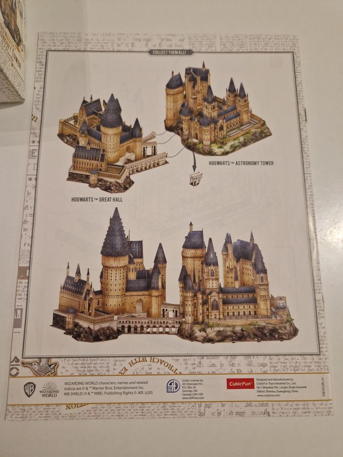 Puzzle 3d Harry Potter Wizarding World Tour d'astronomie. - photo numéro 5