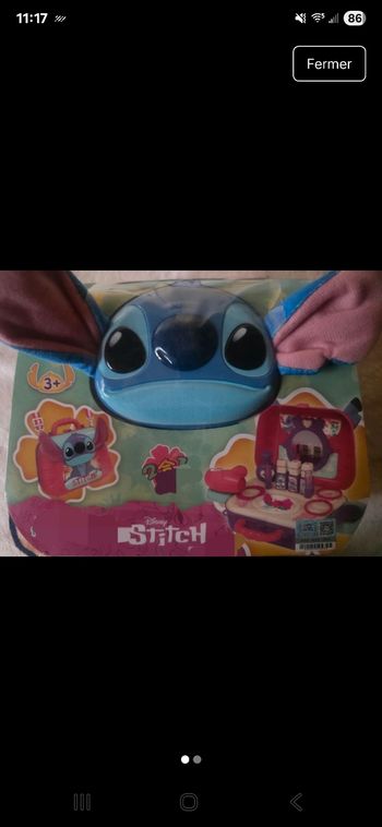 Valisette de jeux : maquillage Stitch 