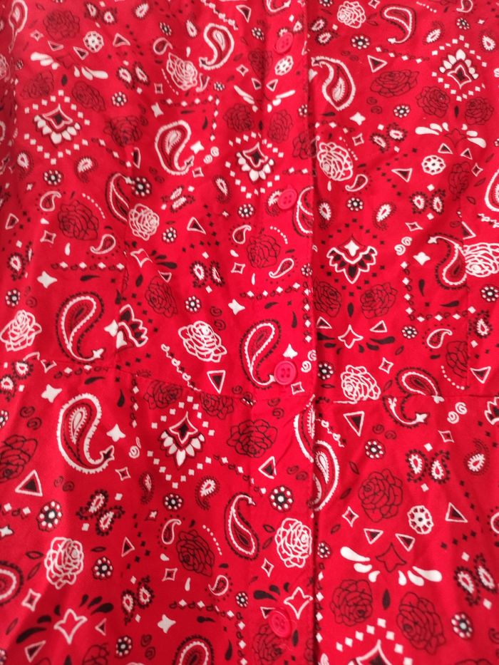 Robe bandana rouge Kiabi neuve - photo numéro 2