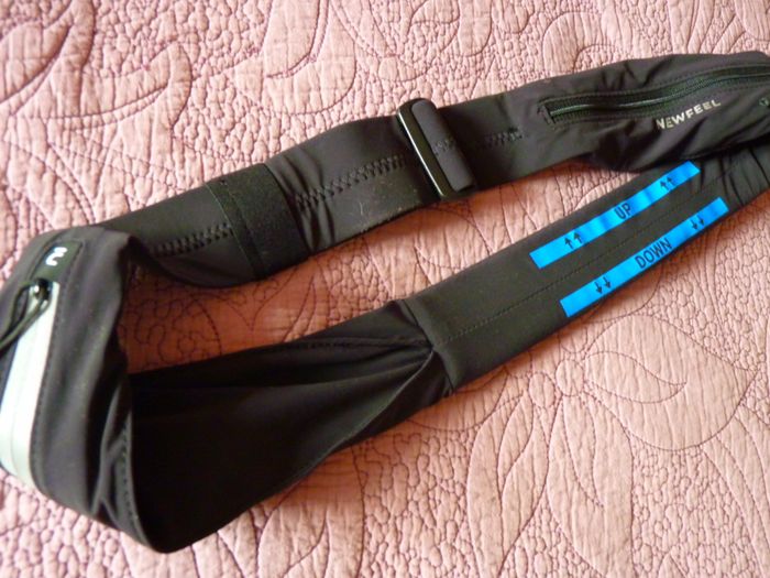 Pochette running sacoche bandoulière sport newfeel noir neuve reglable - photo numéro 3