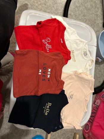 5 hauts à longue manche