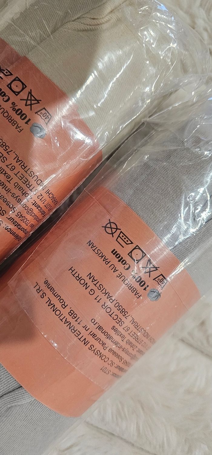 Lot de 2 draps housses 60×120cm Neufs - photo numéro 5