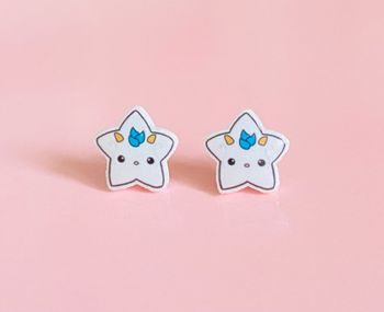 Boucles d’oreilles Fait Main Dragon Haku