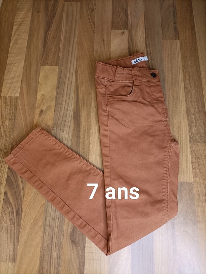 Jean marron 7 ans Gémo