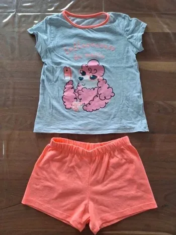 Pyjama short 2 pièces fluo Inextenso 6 ans