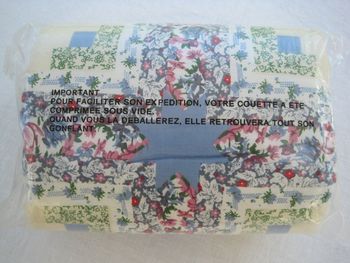 Couette 120 x 165 cm motif patchwork neuve