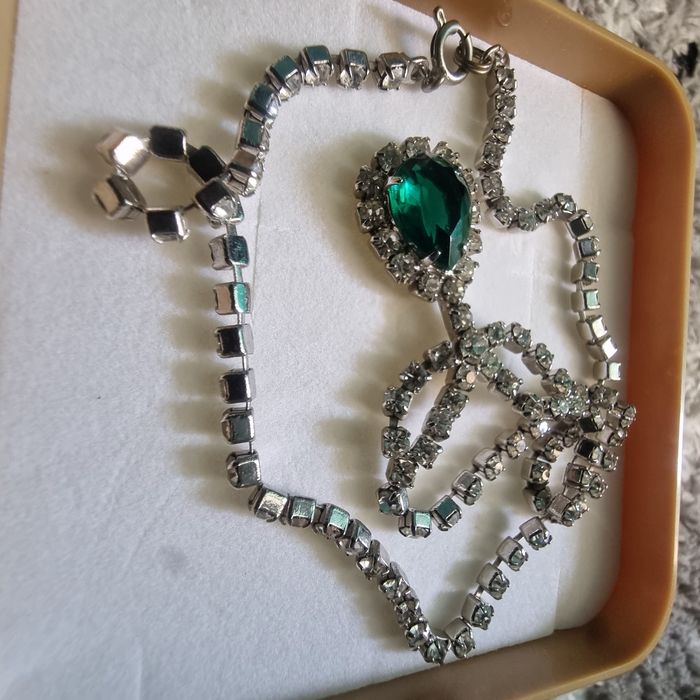 Collier En argent et emeraude Verde - photo numéro 5