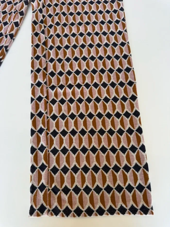 Pantalon fluide imprimé vintage benetton - photo numéro 2