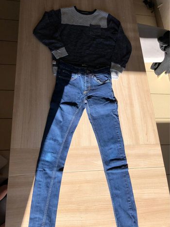 Jean slim + pull