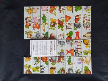 Jeux domino Puzzle Les animaux Nathan 1979 Vintage