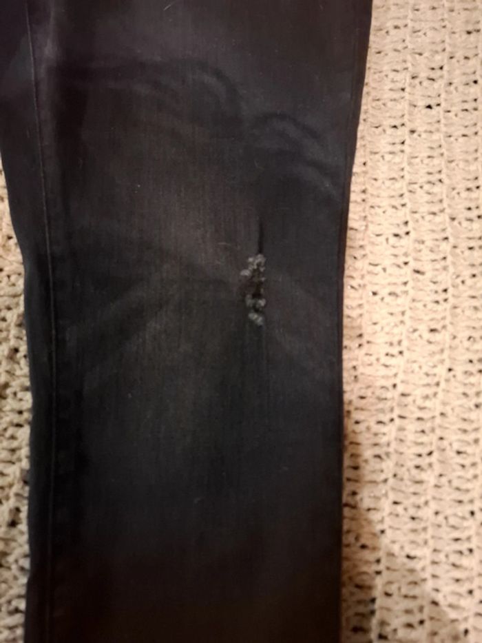 Pantalon jean noir - photo numéro 2