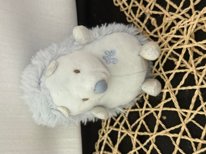 Hérisson TARTINE & CHOCOLAT doudou bleu - photo numéro 2