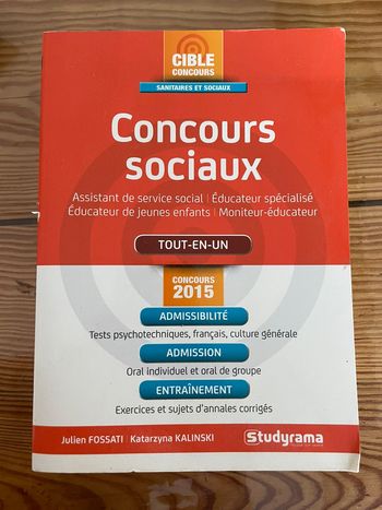 Livre concours sociaux