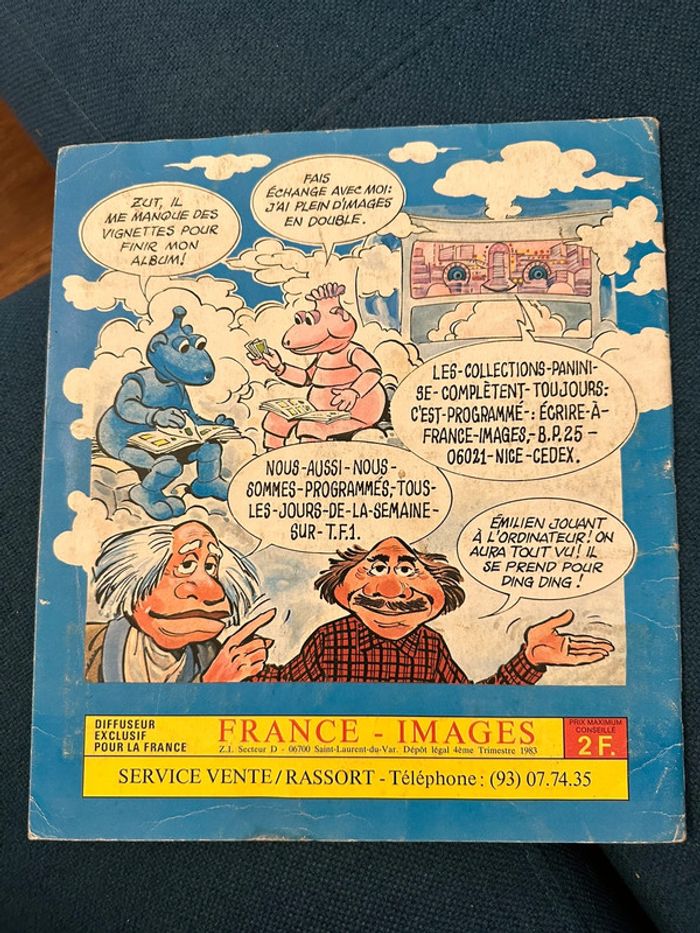 Album Panini complet Le Village dans les Nuages TF1 stickers autocollants vintage Christophe Izard - photo numéro 2