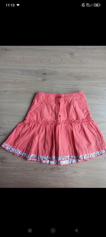 Jupe corail children tex 5 ans fermeture éclair