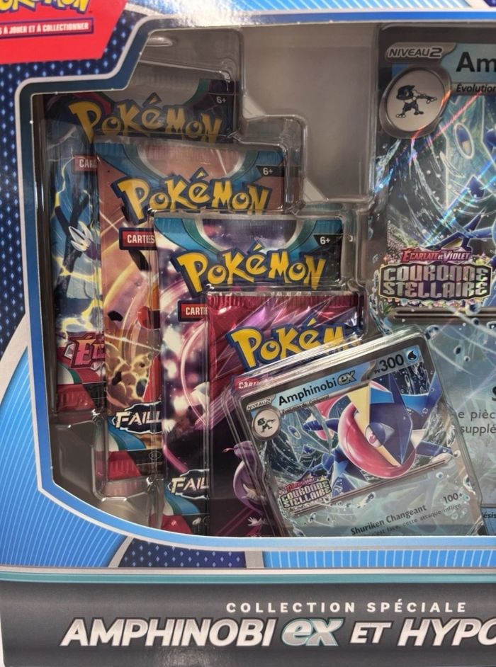 Coffret pokemon Amphinobi Ex et Hyporoi Ex neuf scellé - photo numéro 3