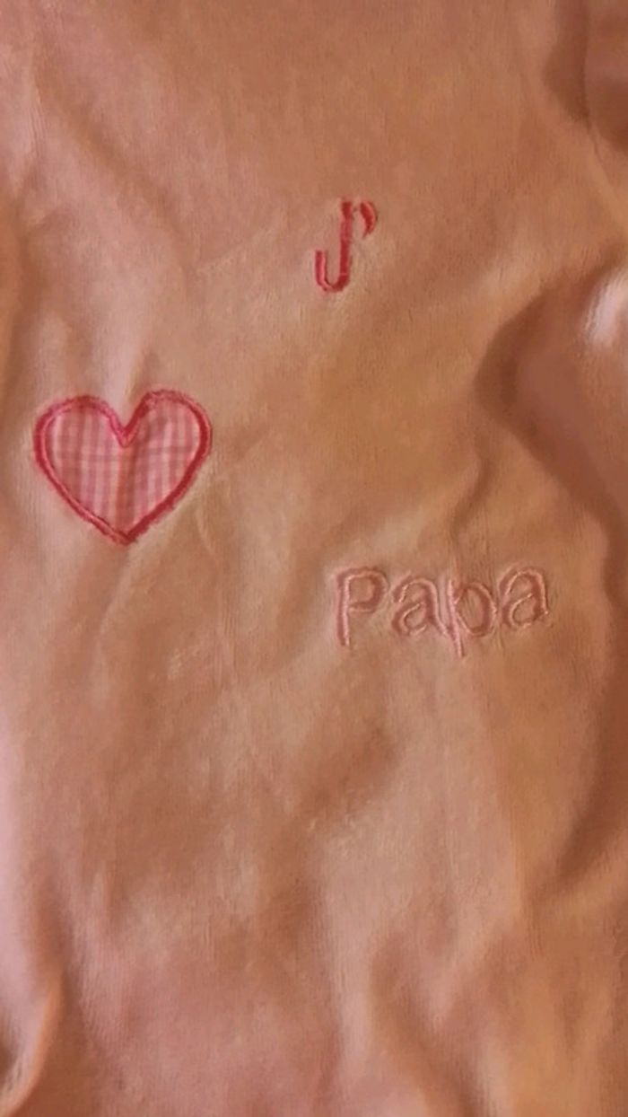 Pyjama j'aime papa 6 mois - photo numéro 2