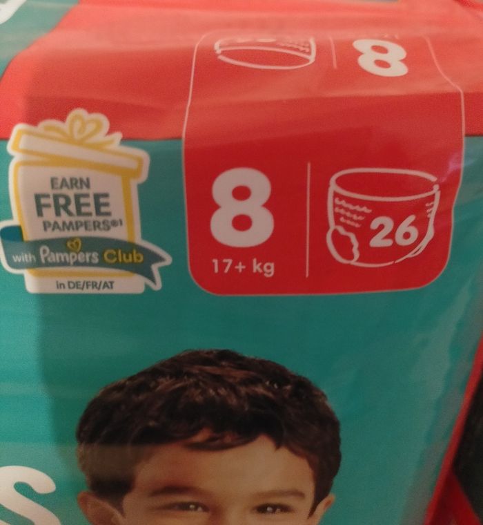 Lot couches Pampers baby dry pants taille 8/52 couches - photo numéro 2