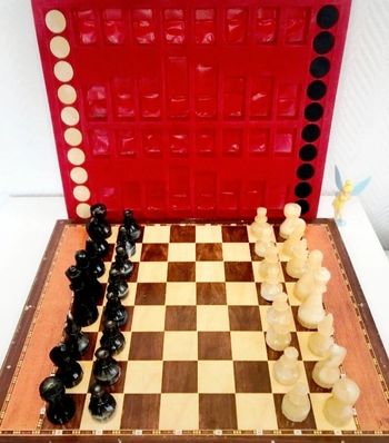 Damier et echiquier Garnier Cornil vintage 