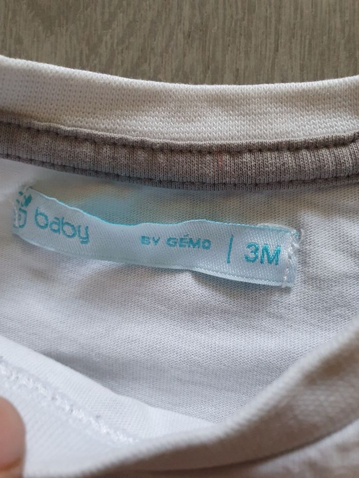 Maillot t-shirt 3mois garçon - photo numéro 2