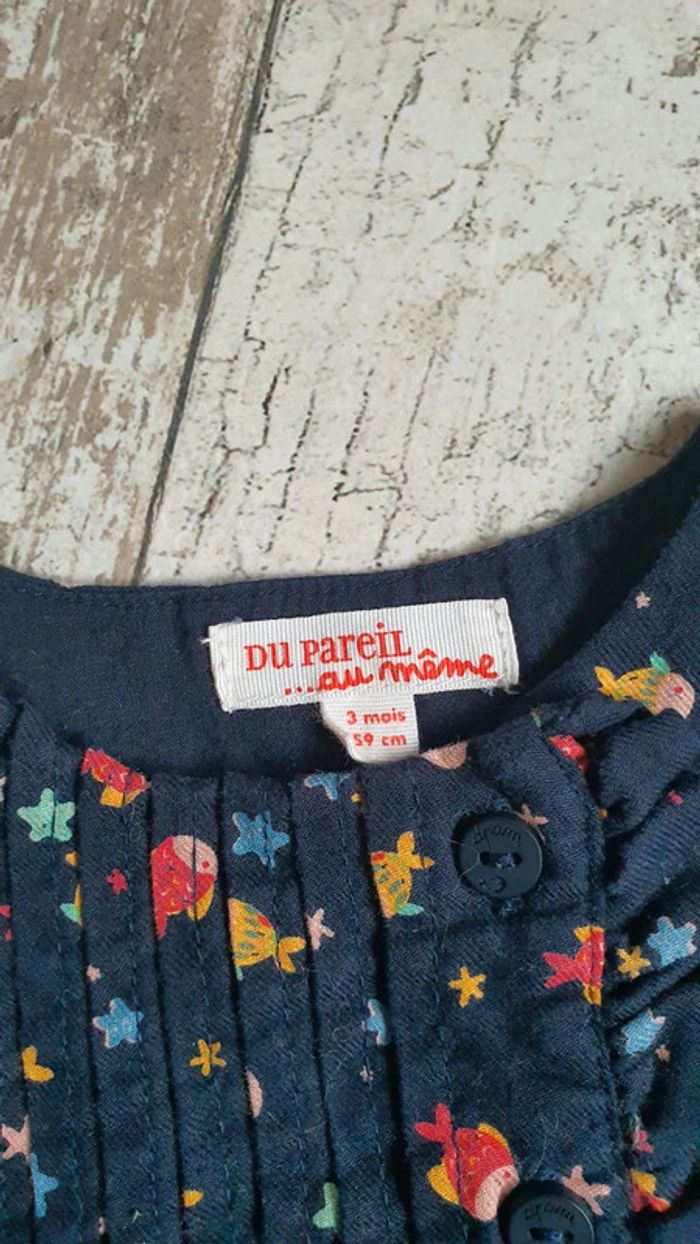 Magnifique robe dpam 62cm 3 mois en très bon état 👌 - photo numéro 3