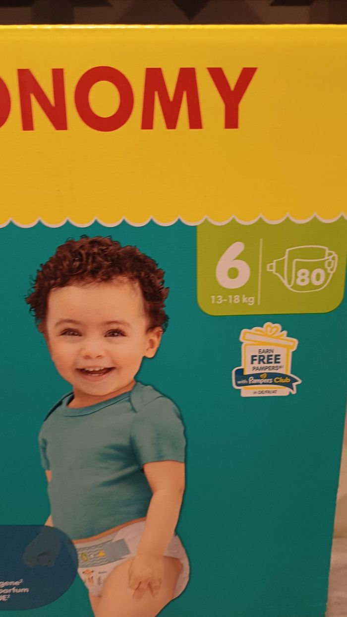 2 carton de couche pampers baby dry taille 6 - photo numéro 2