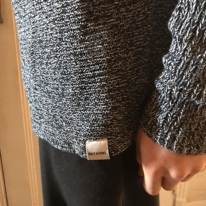Pull gris chiné marque Only & Sons taille M - photo numéro 13
