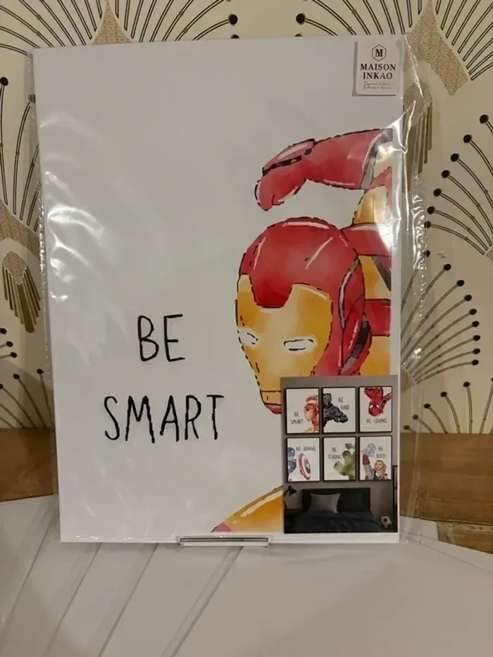 Affiches “Super-héros Marvel” pour chambre enfant
