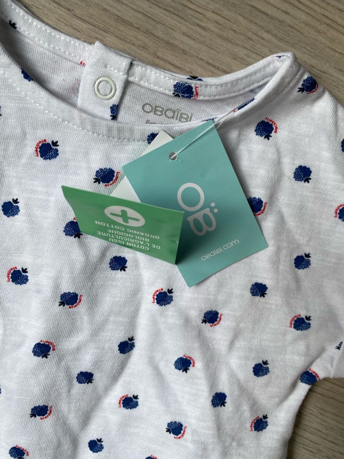 TEE shirt Obaibi taille 6 mois Neuf - photo numéro 3