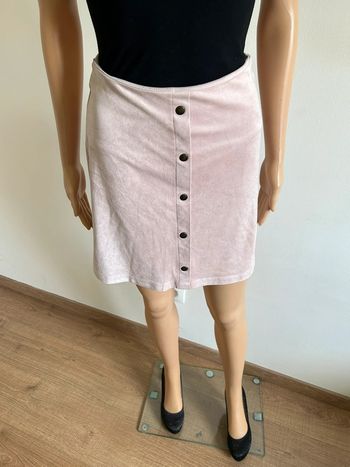 Jupe beige rose en suédine LolaLiza taille 34 jamais portée