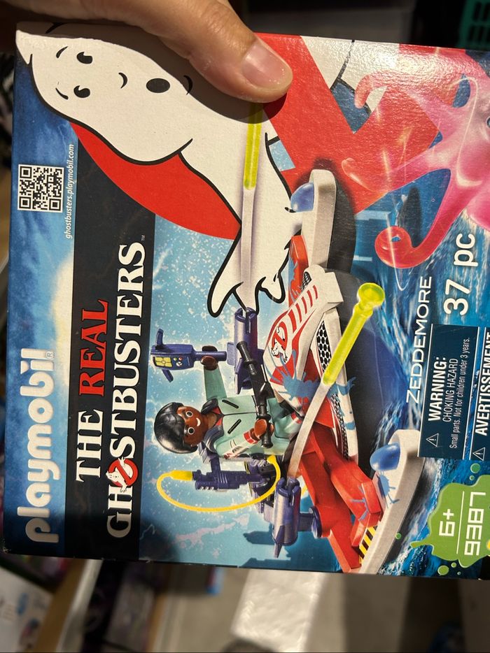 Playmobil Ghostbusters 9387 Zeddemore avec scooter des mers